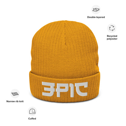 3P1C Ribbed Knit Touque